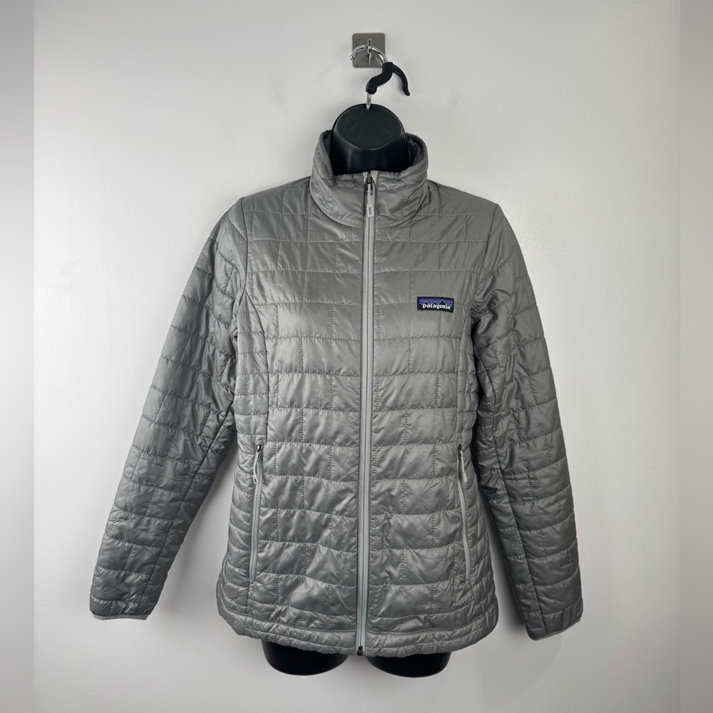 Patagonia Women Grey Nano‎ Puff Jacket Size XS